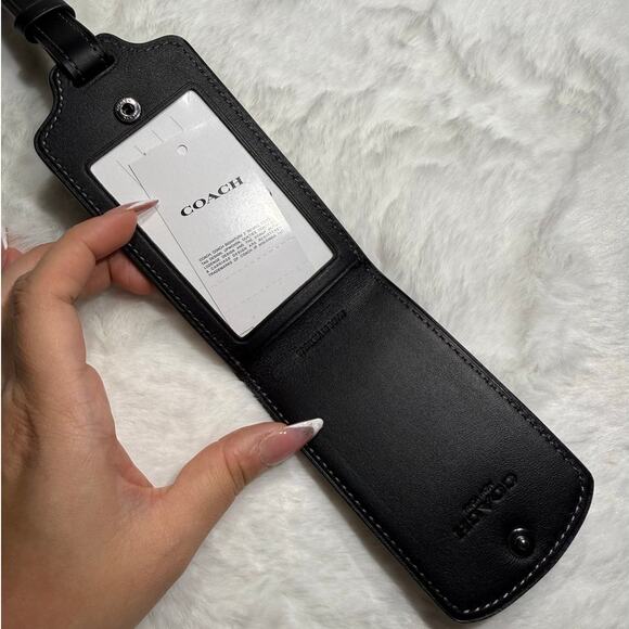 NWT COACH Luggage Tag With Penguin Print - Picture 4 of 4